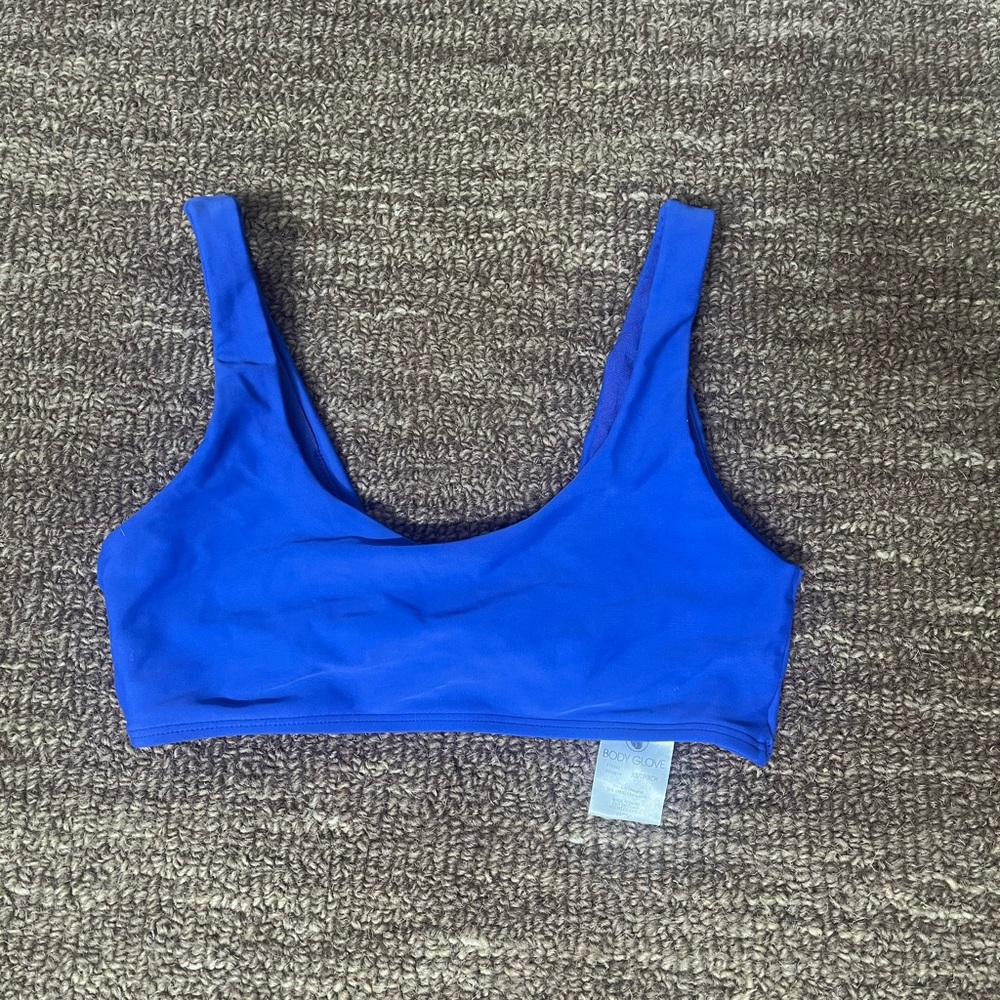 Body Glove Scoop Neck Bikini Top in Cobalt Blue